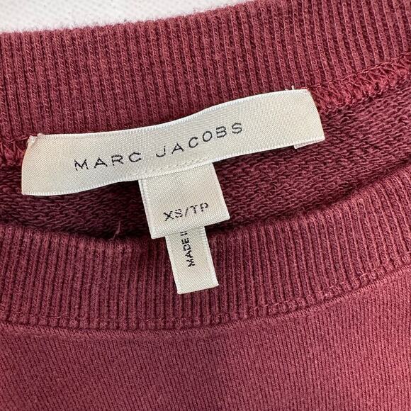 Marc Jacobs Maroon Embroidered Sweatshirt - Picture 5 of 7